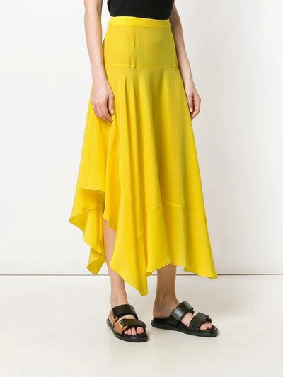 Shop Stella Mccartney Asymmetric Midi Skirt