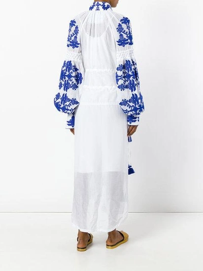 Shop Yuliya Magdych 'chestnut' Tunic Dress In White