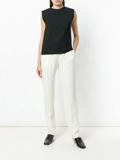 Shop Jil Sander Satin In White