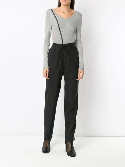 Shop Mara Mac Straight-fit Trousers In Black