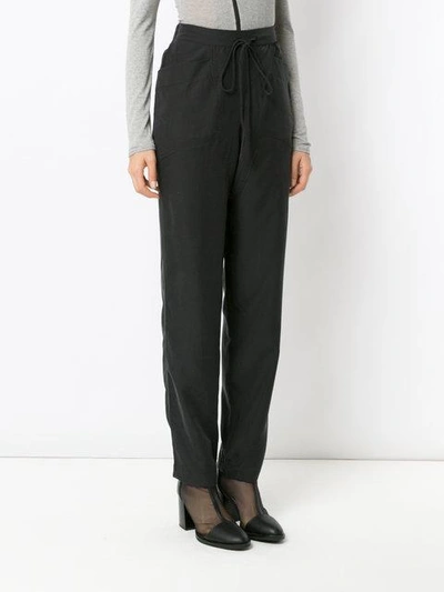 Shop Mara Mac Straight-fit Trousers In Black