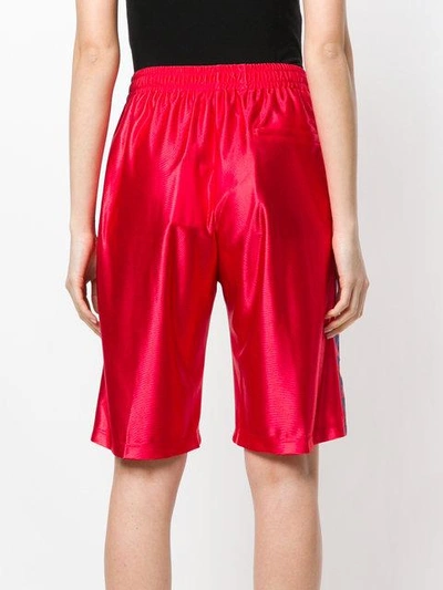 side-striped track shorts