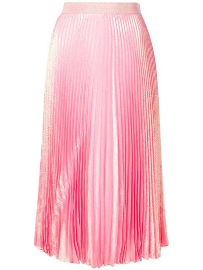 Shop Christopher Kane Irridescent Pleated Skirt