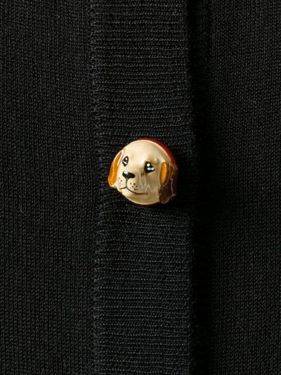 Shop Dolce & Gabbana Dog Button Cardigan