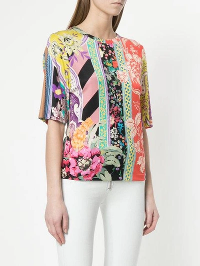 Shop Etro Floral Paisley Print T