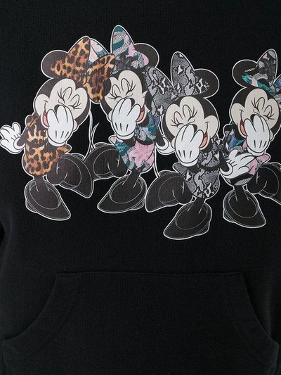 Shop Marcelo Burlon County Of Milan Minnie Mouse Sweatshirt In Black
