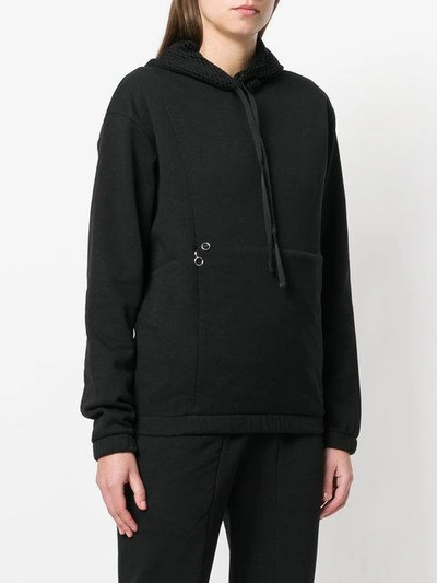 Shop Alyx 1017  9sm Hooded Sweatshirt - Black