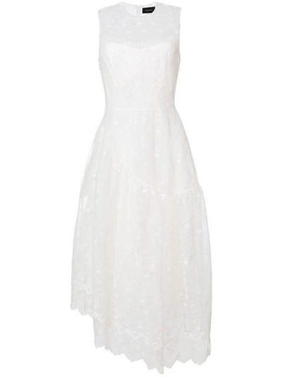 Shop Simone Rocha Lace Trim Asymmetric Full Dress