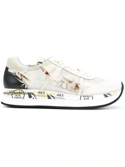Shop White Premiata Air Force Sneakers