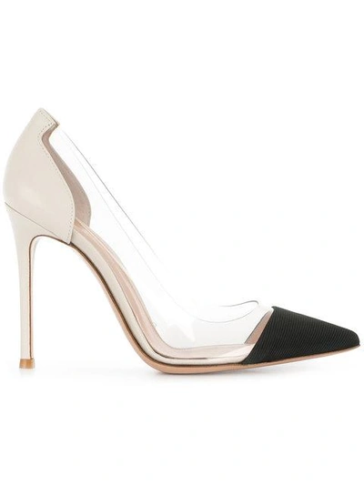 Shop Gianvito Rossi Plexi Pumps