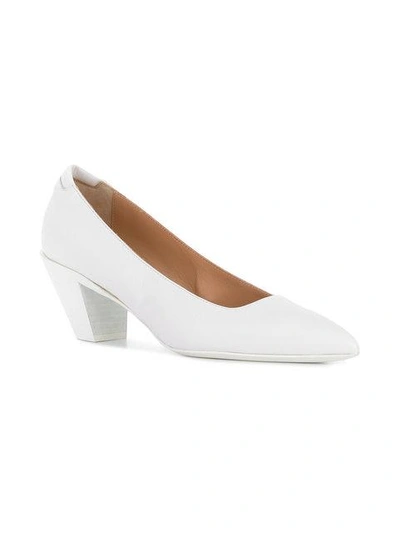 Shop A.f.vandevorst Chunky Heel Pumps - White