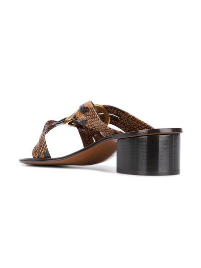 Shop Chloé Rony Mid In Brown