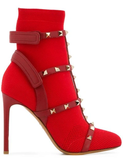 Rockstud ankle boots