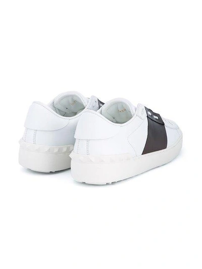 Shop Valentino Open Sneakers In White
