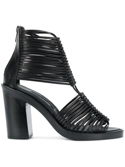 strappy chunky heel sandal