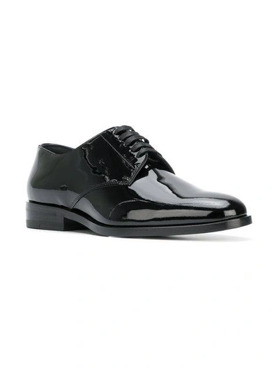 Shop Saint Laurent Oxford Shoes In Black