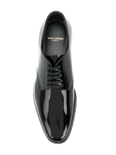 Shop Saint Laurent Oxford Shoes In Black