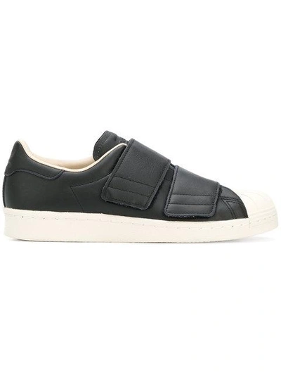 Shop Adidas Originals Superstar 80s Cf Sneakers In Black