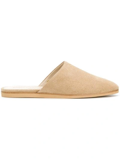 Shop Common Projects Almond Toe Slippers
