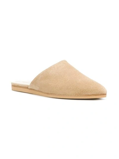 Shop Common Projects Almond Toe Slippers