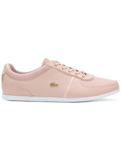 Shop Lacoste Low Top Sneakers In Pink