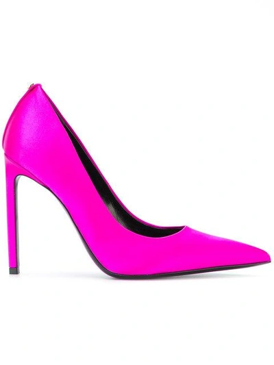 Shop Tom Ford Pointed Toe Stiletto Pumps - Pink In Pink & Purple