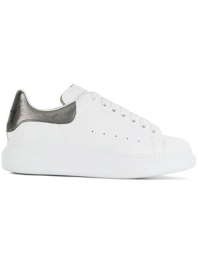 Shop Alexander Mcqueen Oversized Sole Sneakers In White