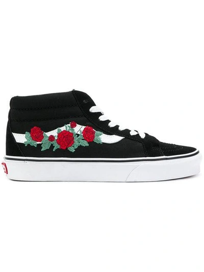 Shop Vans Embroidered Sneakers