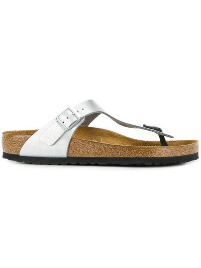 Birkenstock Gizeh Thong-strap Sandals In Grey