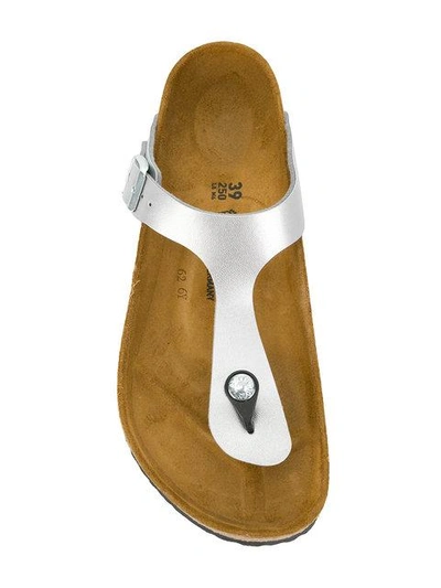 Birkenstock Gizeh Thong-strap Sandals In Grey