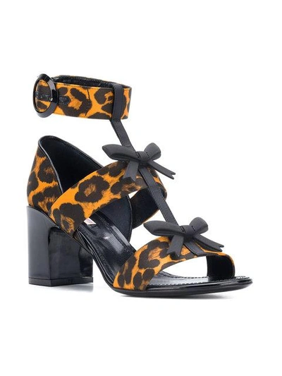 Shop Fabrizio Viti Leopard Print Sandals