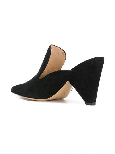 Shop Aldo Castagna Graphic Heel Mules - Black