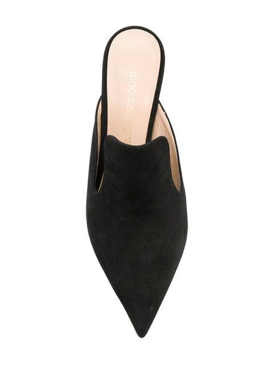 Shop Aldo Castagna Graphic Heel Mules - Black