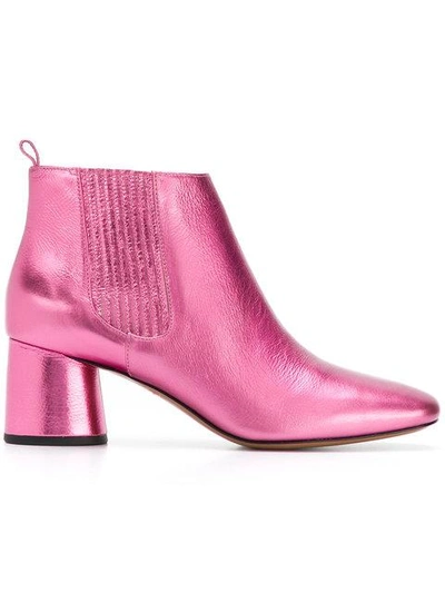 Shop Marc Jacobs Rocket Chunky Heel Chelsea Boots - Pink