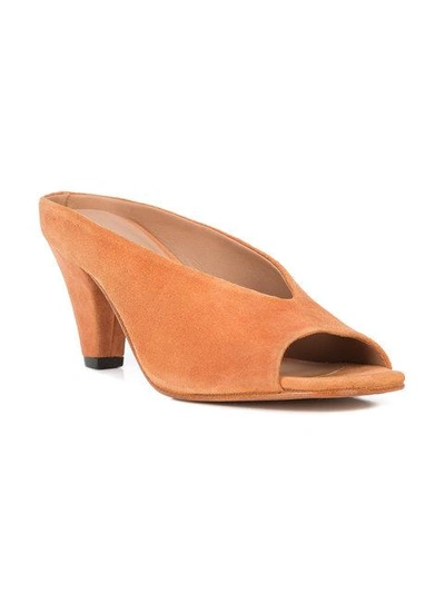 Shop Rachel Comey Peep Toe Mules