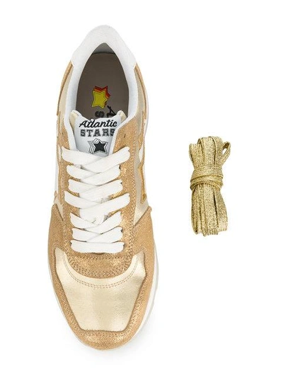 Shop Atlantic Stars Star Patch Sneakers In White