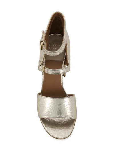 Shop Laurence Dacade Randal Block-heel Sandals In Metallic