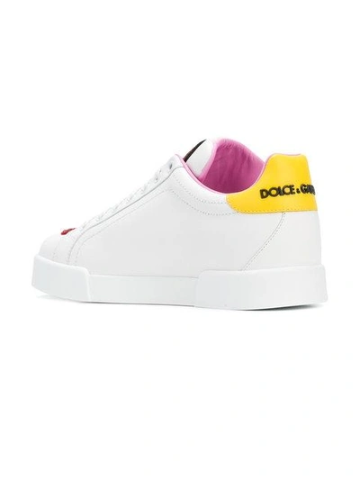 Shop Dolce & Gabbana Amore Can-printed Sneakers