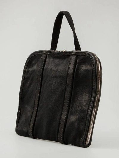 Shop Guidi Tote Clutch In Black