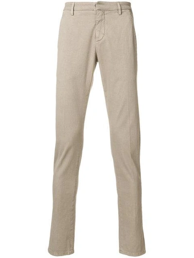 Shop Dondup Classic Chinos - Brown