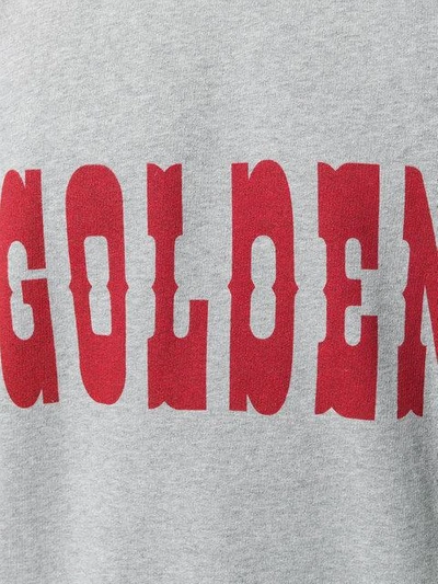 Shop Golden Goose Golden Sweatshirt In A2 Melange Grey