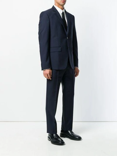 Shop Givenchy Formal Fitted Two-piece Suit In Blue