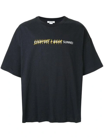 Shop Sunnei Everyday I Wear  T-shirt