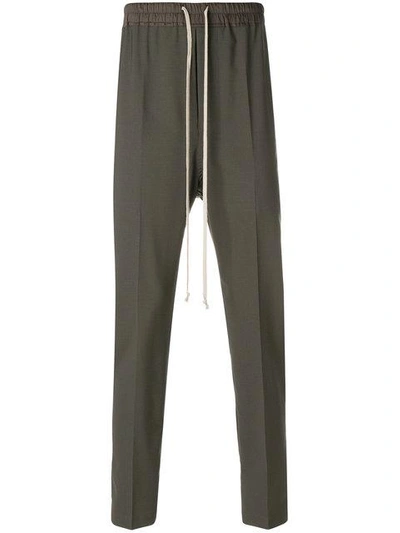 drawstring tapered trousers