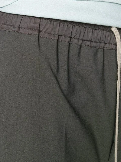 drawstring tapered trousers