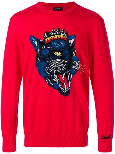 Diesel panther clearance sweater