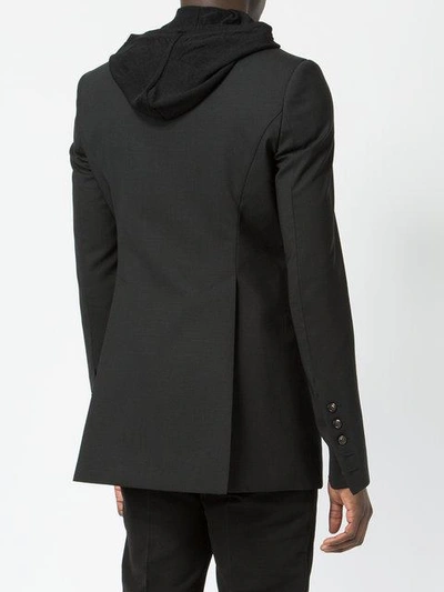 Shop Rick Owens Single Breasted Blazer In Black