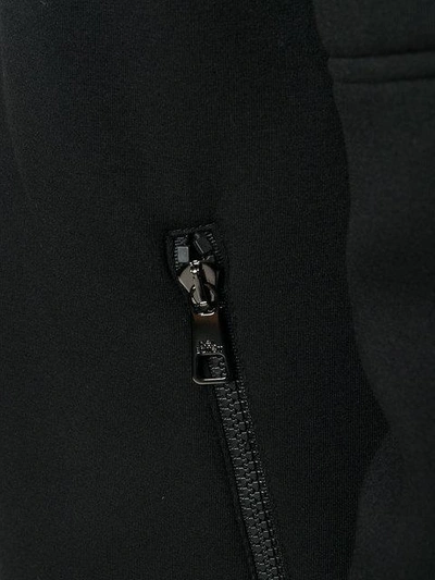 Shop Neil Barrett Ribbed Sleeve Bomber Jacket In Black
