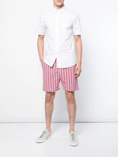 Shop Henrik Vibskov Spyjama Striped Shorts