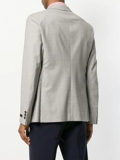 Shop Prada Embroidered Virgin Wool Blazer - Multicolour